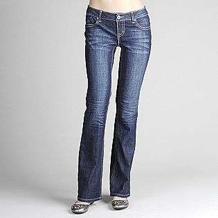 Juniors Boot Cut Jeans with Pearls  Zana Di Clothing Juniors Jeans 