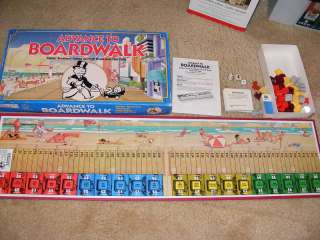 1985 Advance To Boardwalk   Parker Brothers Board Game  