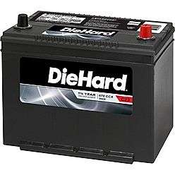 Automotive Battery, Group Size 124R (with exchange)  DieHard 