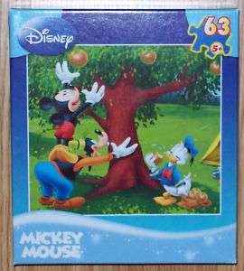 EASTER NEW DISNEY MICKEY DONALD GOOFY PUZZLE 63 PC GIFT  