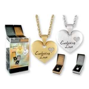 Necklaces Everlasting Love   Pave Crystal Necklace W/display (pack Of 
