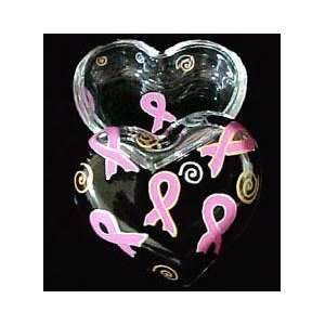  Pretty in Pink Design   Hand Painted   Heart Shaped Box 