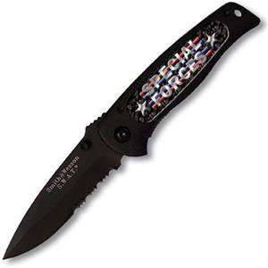 Smith & Wesson SW21806 Swat Baby Black Serrated with Insert Knife 