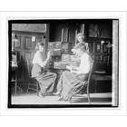 Library Images Historic Print (L) Suffragette card index, 8.5 x 11in