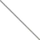 Jewelry Adviser chain bracelets Stainless Steel 8mm Rolo Chain Length 