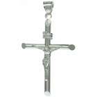 Sabrina Silver Sterling Silver Crucifix Pendant ( Jesus Christ on 