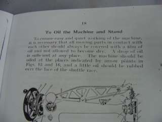 Singer 29K62 Instructions for Using & Adjusting Sewing Machine  