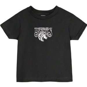  Fayetteville State Broncos Black Baby Logo T Shirt: Sports 