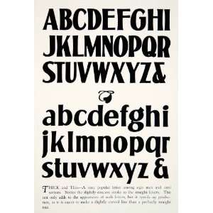   Alphabet Graphic Design Letters Print   Relief Line block Print