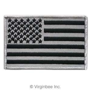  USA FLAG BEST SIZE 4 x 2.5 REFLECTIVE LIGHT SUBDUED COLORS UNITED 
