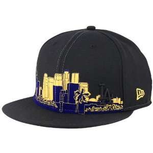   : New Era L.A. Dodgers Black City Deep Fitted Hat: Sports & Outdoors