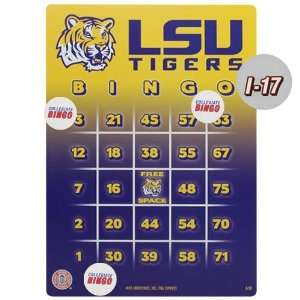  LSU Tigers Bingo Game