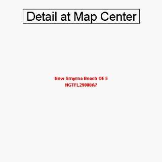  USGS Topographic Quadrangle Map   New Smyrna Beach OE E 
