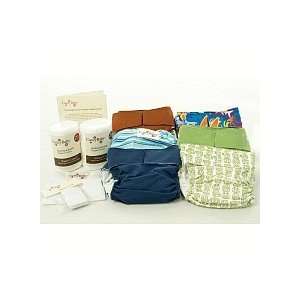   CuteyBaby One and Done Modern Cloth Diaper Starter Kit   BOY Baby