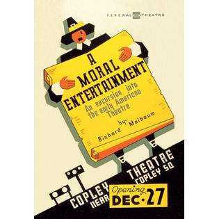Moral Entertainment Early American Theater  Iposters.net For the Home 