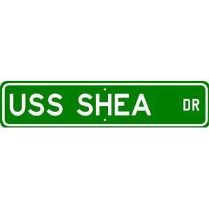  USS SHEA MMD 30 Street Sign   Navy Patio, Lawn & Garden