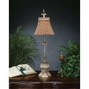  John Richard Light Antique Brown Buffet Table Lamp: Home 