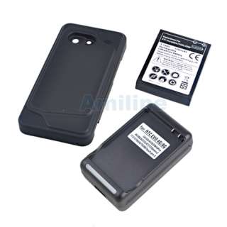 New 3500mAh Extended Battery+Dock Charger+Cover Case for HTC Droid 