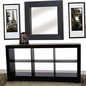   Sofa 2 piece Low Profile Cube Divider Accent Mirror: Home & Kitchen