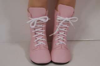 LT PINK Lace Up Boot Doll Shoes FOR 18 Effanbee KATIE♥  