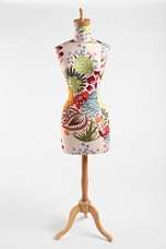 Urban Outfitters   Floral Wood Base Dress Form