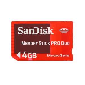  SanDisk 4GB Gaming Memory Stick PRO Duo for Sony PSP 