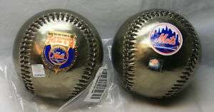 NY Mets Team Logo Gold Collector Baseball Limit Ed.  