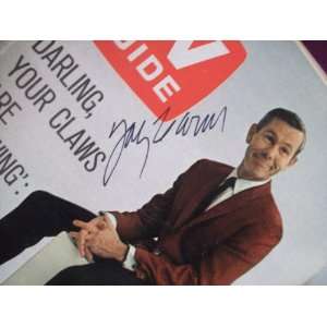    Carson, Johnny TV Guide Signed Autograph 1966