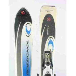  Used Rossignol Edge Kids Snow Skis with Rossignol Comp j 