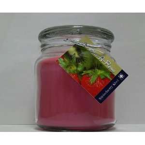  Hand Made Scented Soy 16oz Classic Jar Candle   Strawberry 