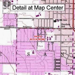   Map   Oxnard, California (Folded/Waterproof)