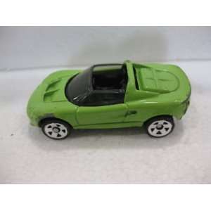  Lime Green Two Seater Convertible Matchbox Car Die Cast 