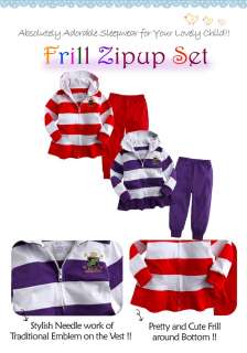 NEW Newborn & Baby Girls Outwear Jacket Pants Set Frill Zipup Set 