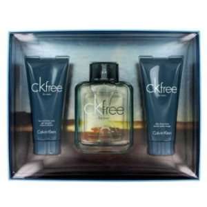  CK FREE by Calvin Klein Gift Set for MEN: EDT SPRAY 3.4 OZ 