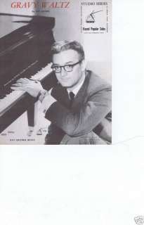 GRAVY WALTZ 1963 PIANO ORGAN ACCORDION STEVE ALLEN ON COVER SHEET 