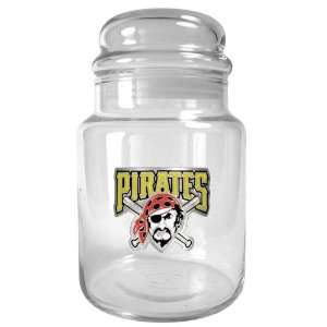   Pirates MLB 31oz Glass Candy Jar   Primary Logo: Everything Else