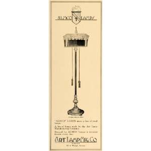   Ad Almco Decorative Intricate Lamps Chicago IL   Original Print Ad