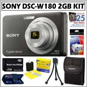  Sony Cyber shot® DSC W180 10.1MP Digital Camera in Black 