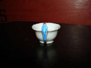 Vintage Tiny Tea Cup w/Bird Decor Japan  