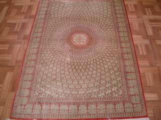 Persian carpets Qom rugs Qum 5 x 3 Gonbad PURE SILK  