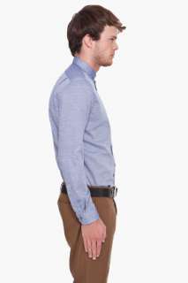 Paul Smith Blue Chambray Shirt for men  