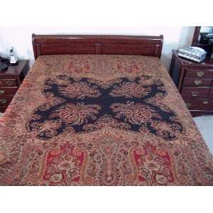  Titli Cashmere Ethnic India Bedspread Bedding Bed Throw 
