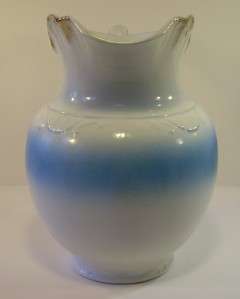   China Stoneware Pitcher and Bowl 15 Wash Basin Bowl Blue White  