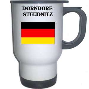  Germany   DORNDORF STEUDNITZ White Stainless Steel Mug 