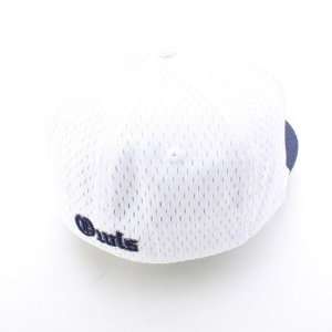 Rice Owls Primary Logo Flex Fit Hat (White)  Sports 