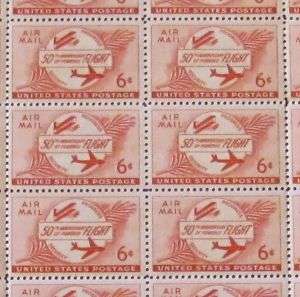 USA 1953 #C47 Air Mail Postage Stamp Sheet   UNUSED  