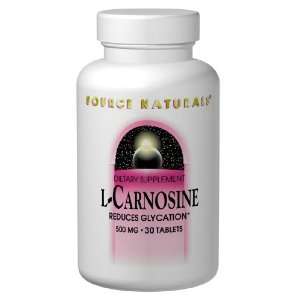  L Carnosine 30 Tabs 500 Mg (Reduces A.G.E.s) Health 