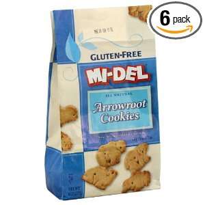   Arrowroot Animal Cookie Wheat Free, Gluten Free, 8 ounces (Pack of6