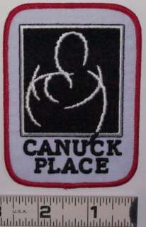 CANUCK PLACE PATCH VANCOUVER CANUCKS BC NHL HOCKEY  