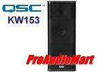 QSC KW153 15 Powered Loudspeaker KW 153 Powered Speaker Authorized 
